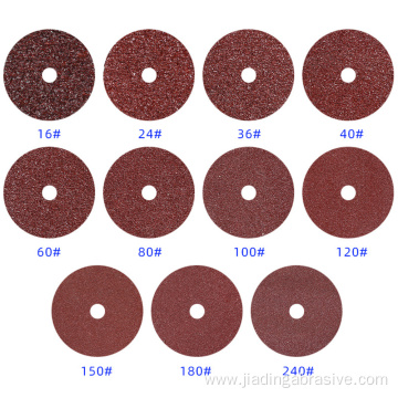 Round resin Fiber Backing Disc for metal polishing